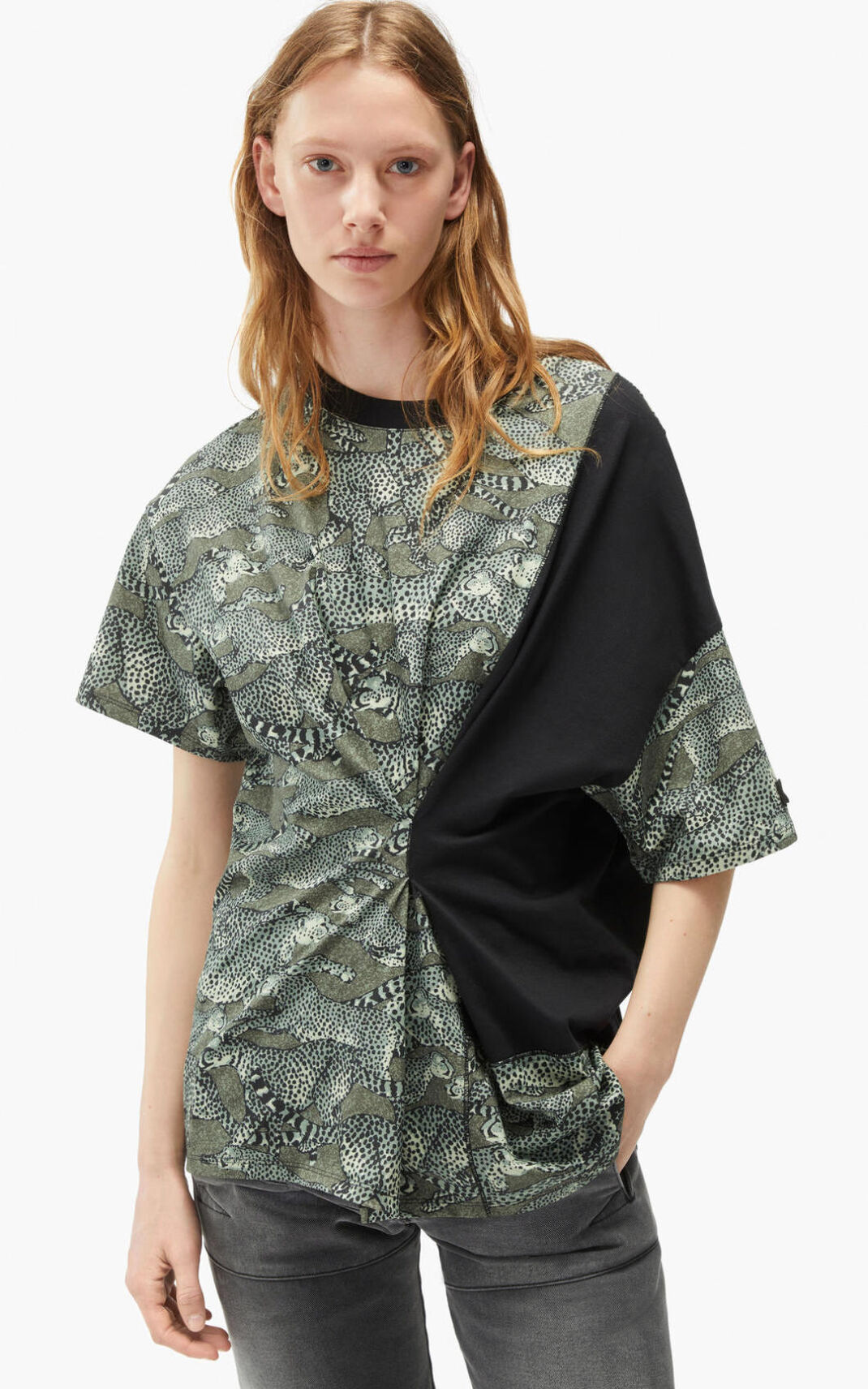 Kenzo Archive draped T-shirts Dame - LyseGrøn DK-902499